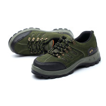 Unisex Lightweight Turn Fur Injection PU Sole Green China Composite Toe Keep Warm Safety Shoes